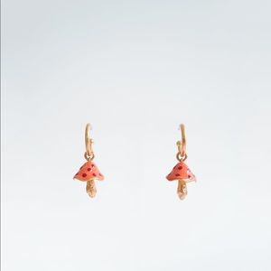Zara mushroom earrings